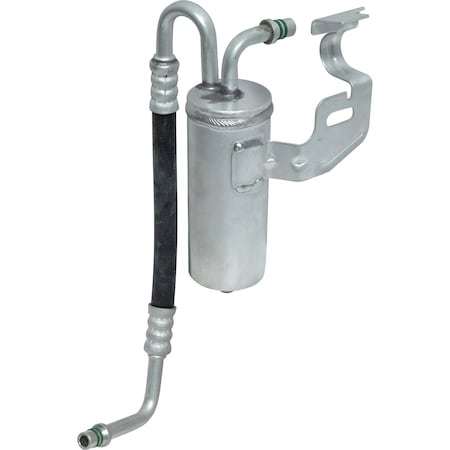 Universal Air Cond A/C Receiver Drier W/Hose Assembly, Ha10486C HA10486C